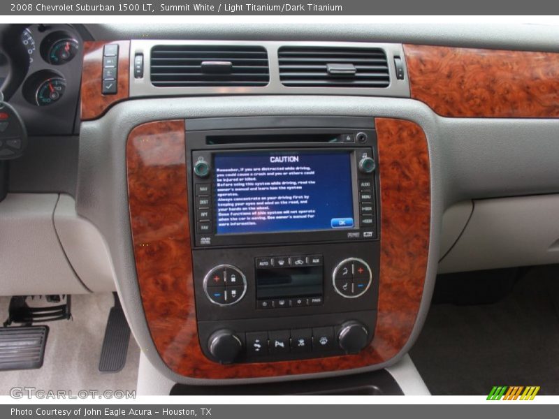 Summit White / Light Titanium/Dark Titanium 2008 Chevrolet Suburban 1500 LT