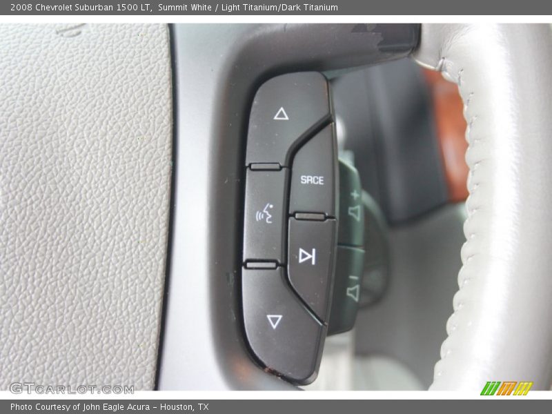 Summit White / Light Titanium/Dark Titanium 2008 Chevrolet Suburban 1500 LT