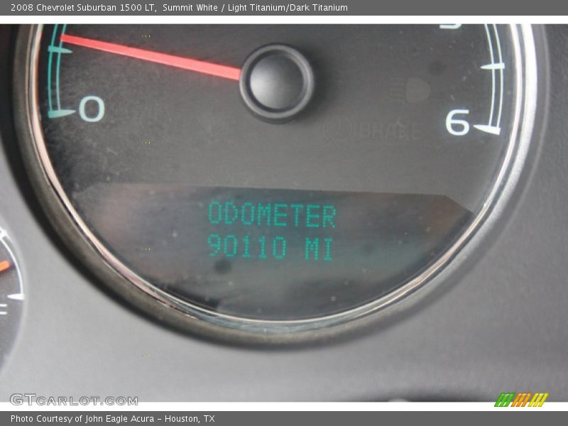 Summit White / Light Titanium/Dark Titanium 2008 Chevrolet Suburban 1500 LT