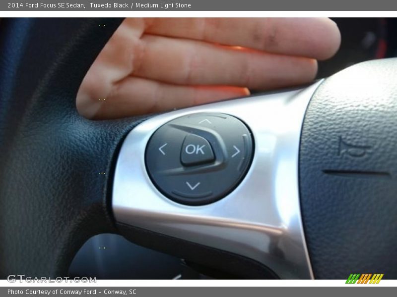 Tuxedo Black / Medium Light Stone 2014 Ford Focus SE Sedan