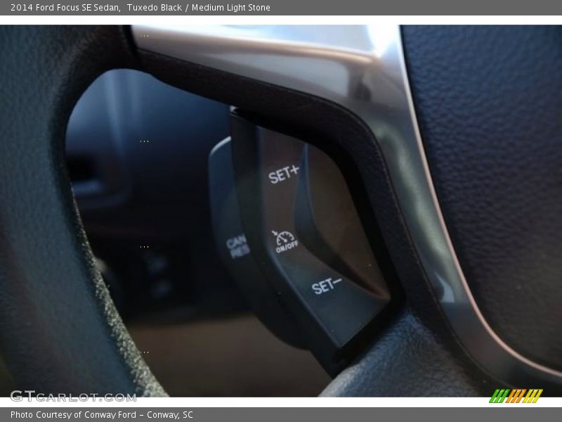 Tuxedo Black / Medium Light Stone 2014 Ford Focus SE Sedan