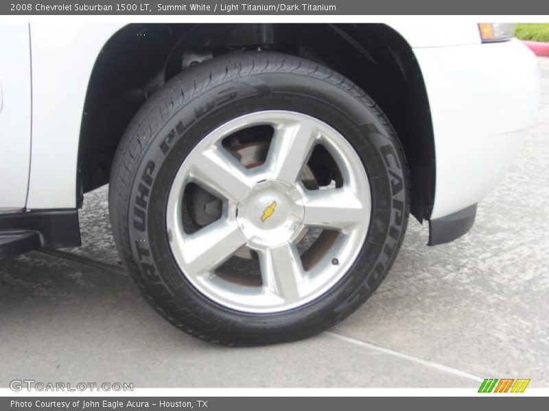 Summit White / Light Titanium/Dark Titanium 2008 Chevrolet Suburban 1500 LT