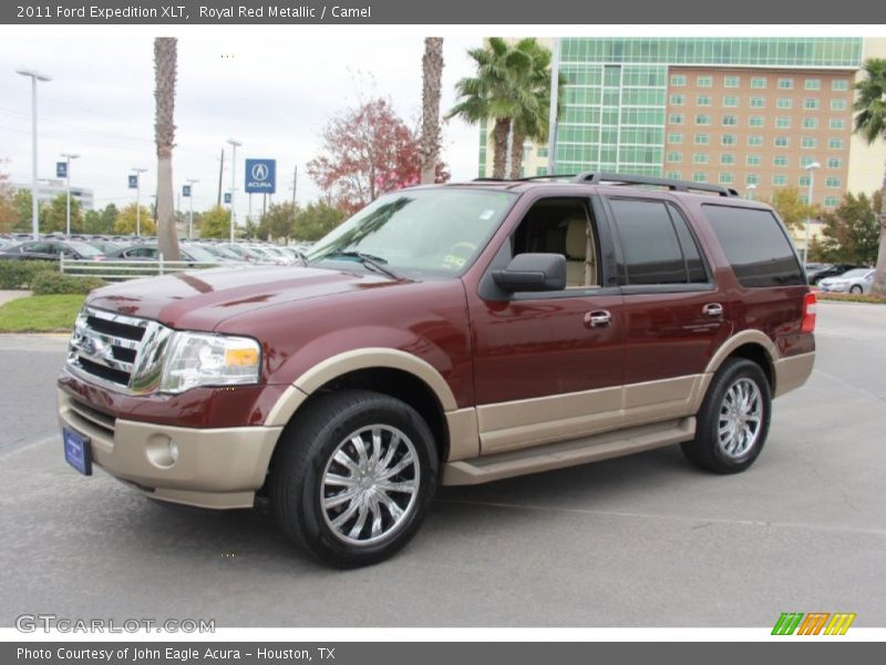 Royal Red Metallic / Camel 2011 Ford Expedition XLT