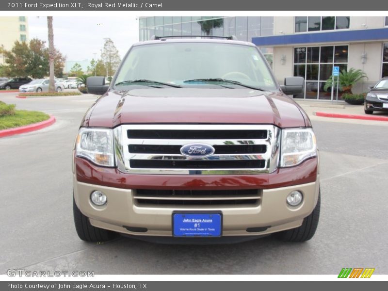 Royal Red Metallic / Camel 2011 Ford Expedition XLT
