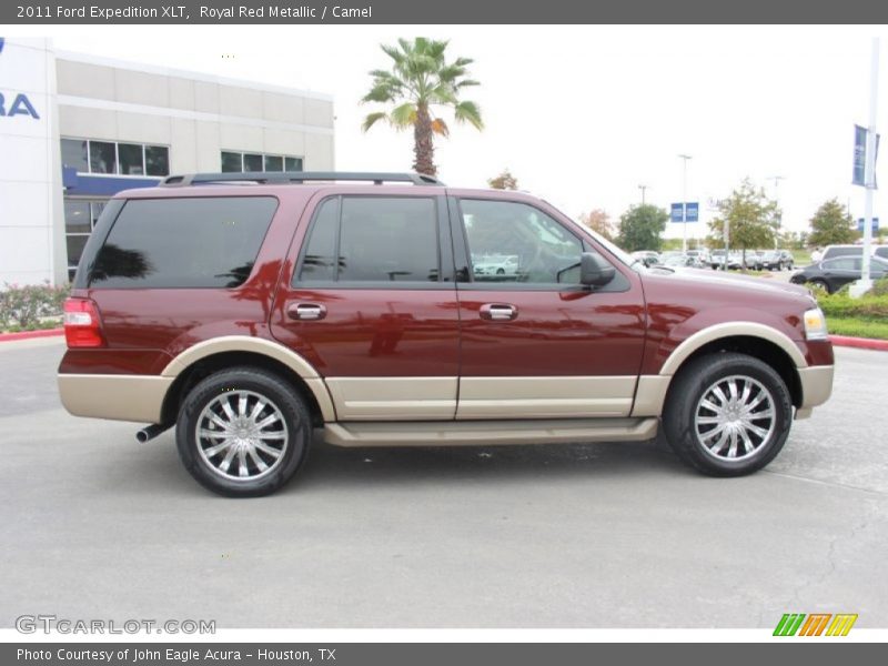 Royal Red Metallic / Camel 2011 Ford Expedition XLT