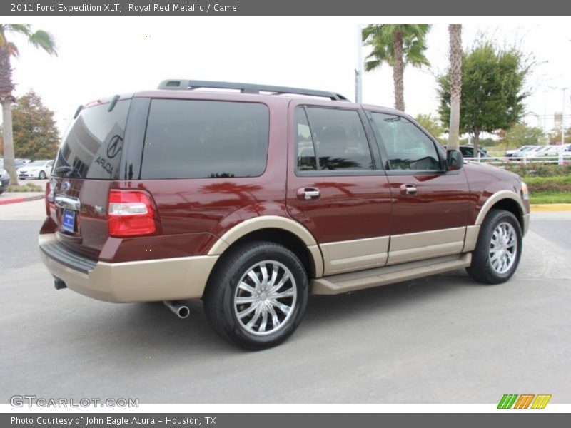 Royal Red Metallic / Camel 2011 Ford Expedition XLT