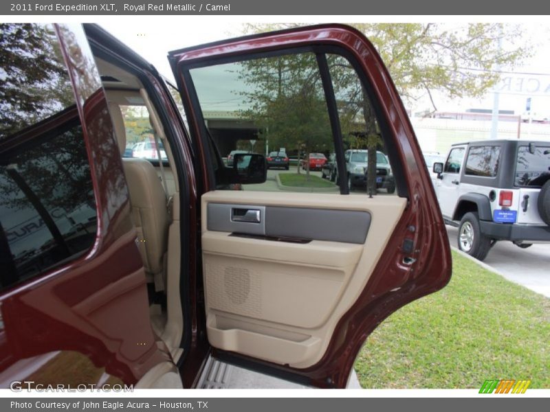 Royal Red Metallic / Camel 2011 Ford Expedition XLT
