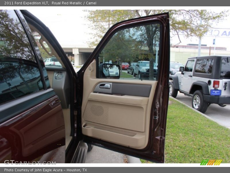 Royal Red Metallic / Camel 2011 Ford Expedition XLT