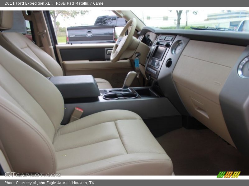 Royal Red Metallic / Camel 2011 Ford Expedition XLT