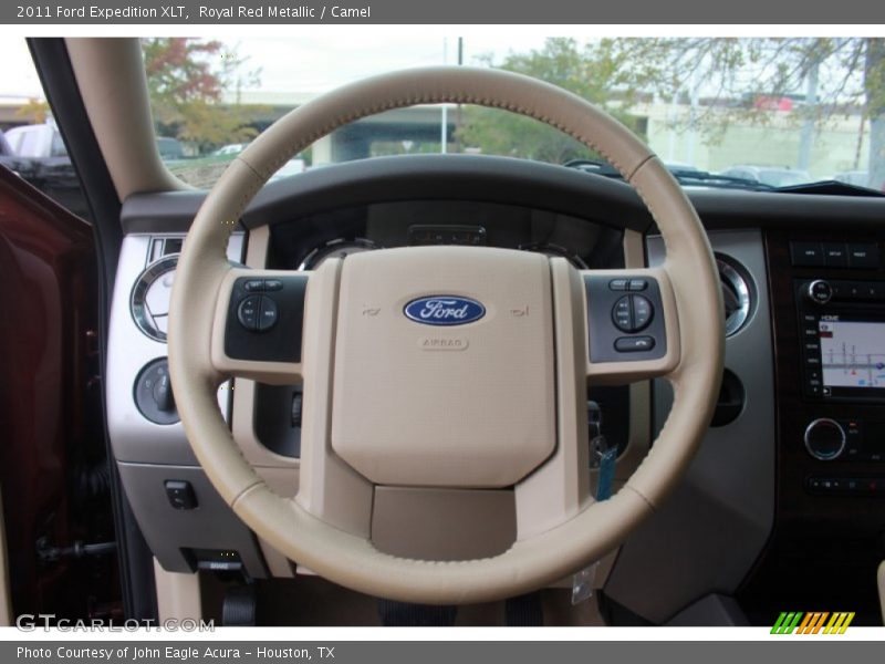 Royal Red Metallic / Camel 2011 Ford Expedition XLT