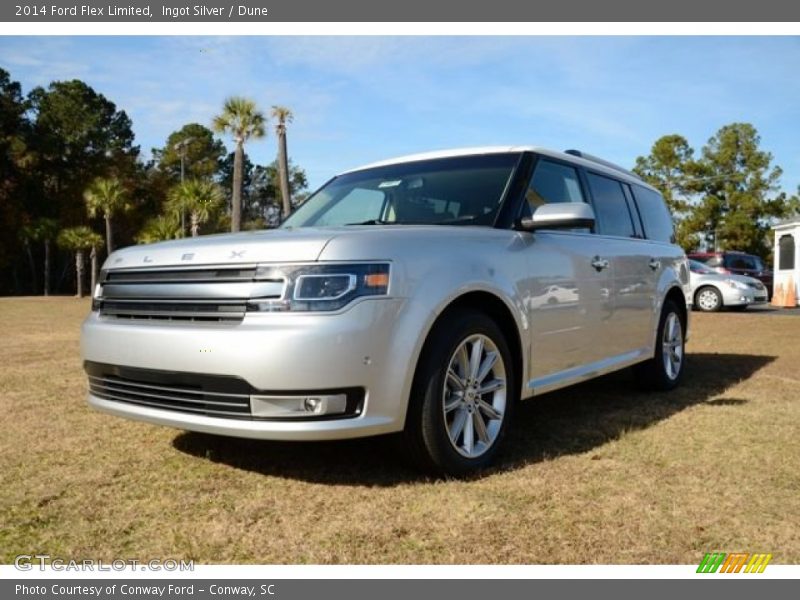 Ingot Silver / Dune 2014 Ford Flex Limited