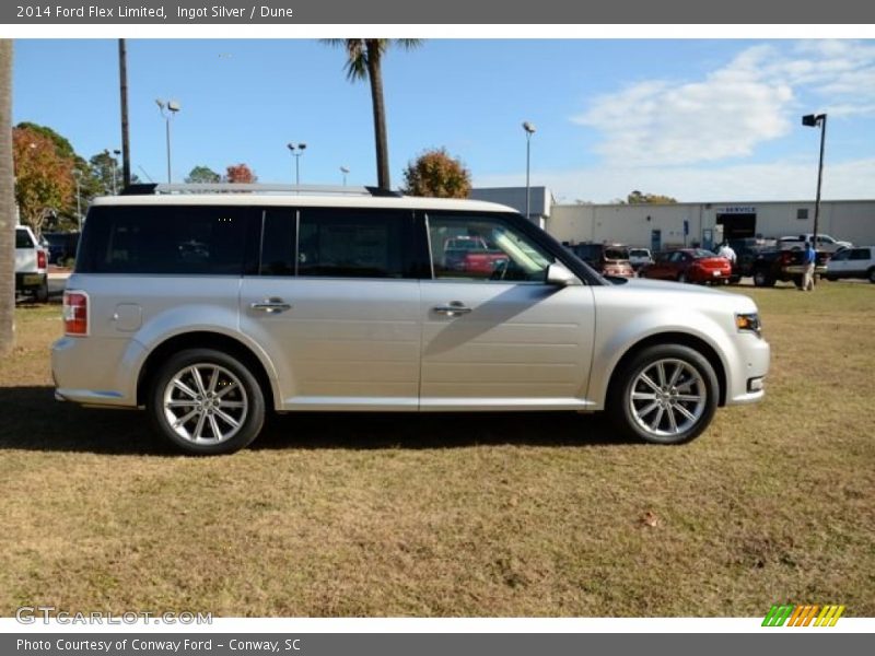 Ingot Silver / Dune 2014 Ford Flex Limited