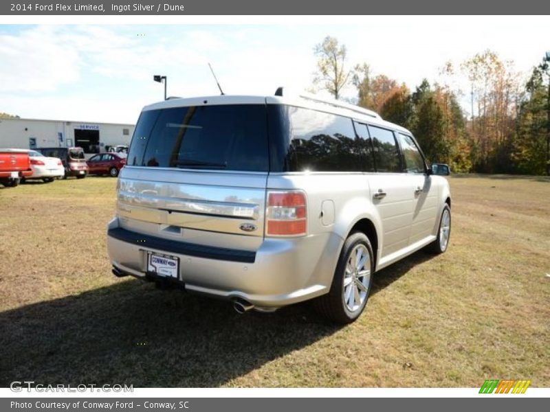 Ingot Silver / Dune 2014 Ford Flex Limited