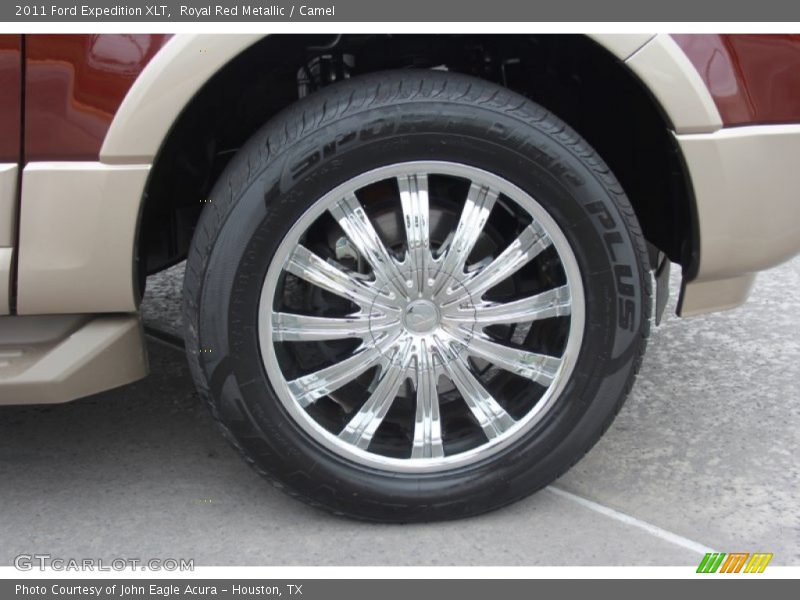 Royal Red Metallic / Camel 2011 Ford Expedition XLT
