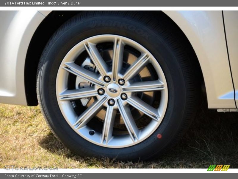 Ingot Silver / Dune 2014 Ford Flex Limited
