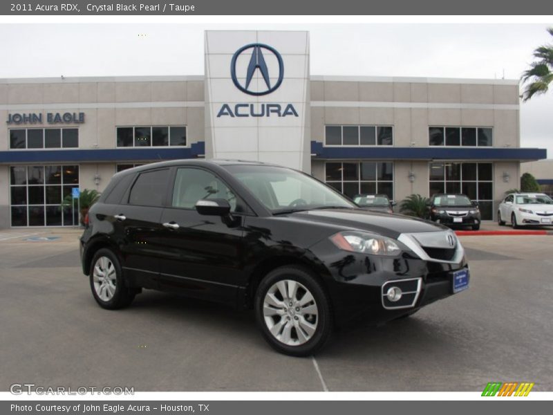 Crystal Black Pearl / Taupe 2011 Acura RDX