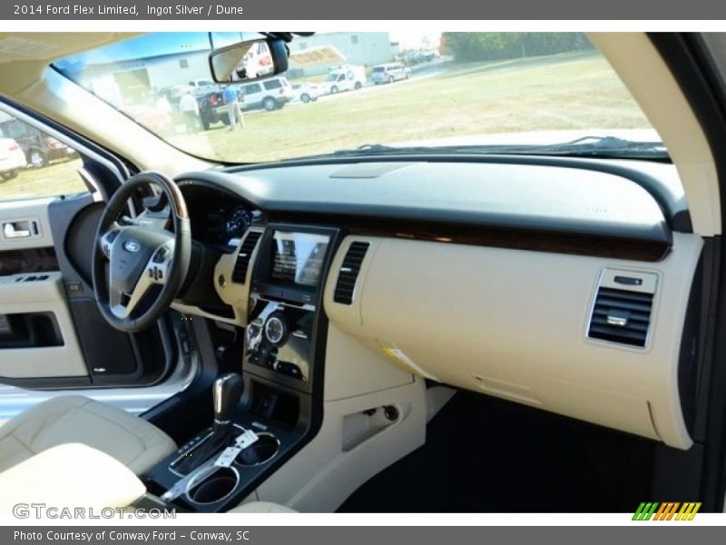Ingot Silver / Dune 2014 Ford Flex Limited