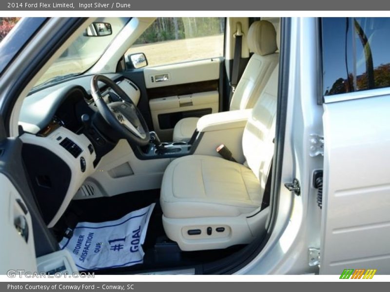 Ingot Silver / Dune 2014 Ford Flex Limited