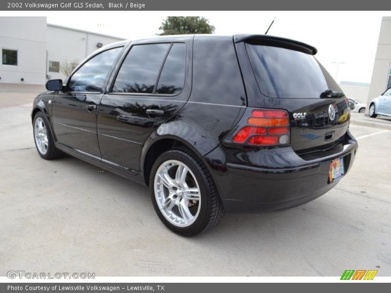 Black / Beige 2002 Volkswagen Golf GLS Sedan