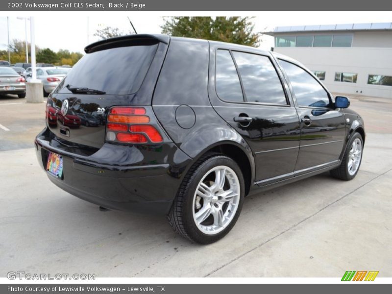 Black / Beige 2002 Volkswagen Golf GLS Sedan