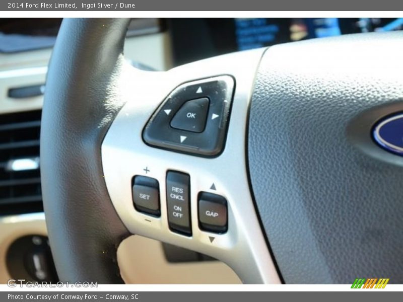 Ingot Silver / Dune 2014 Ford Flex Limited