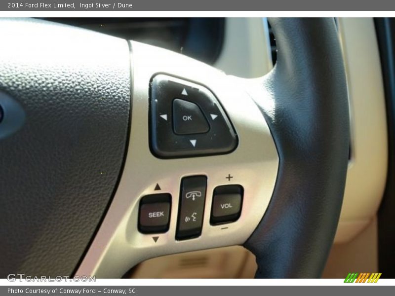 Ingot Silver / Dune 2014 Ford Flex Limited