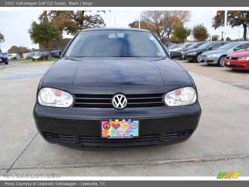 Black / Beige 2002 Volkswagen Golf GLS Sedan