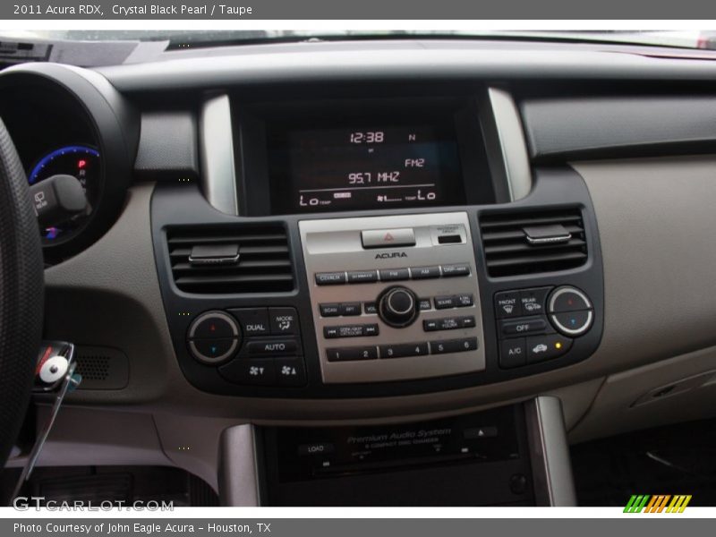 Crystal Black Pearl / Taupe 2011 Acura RDX