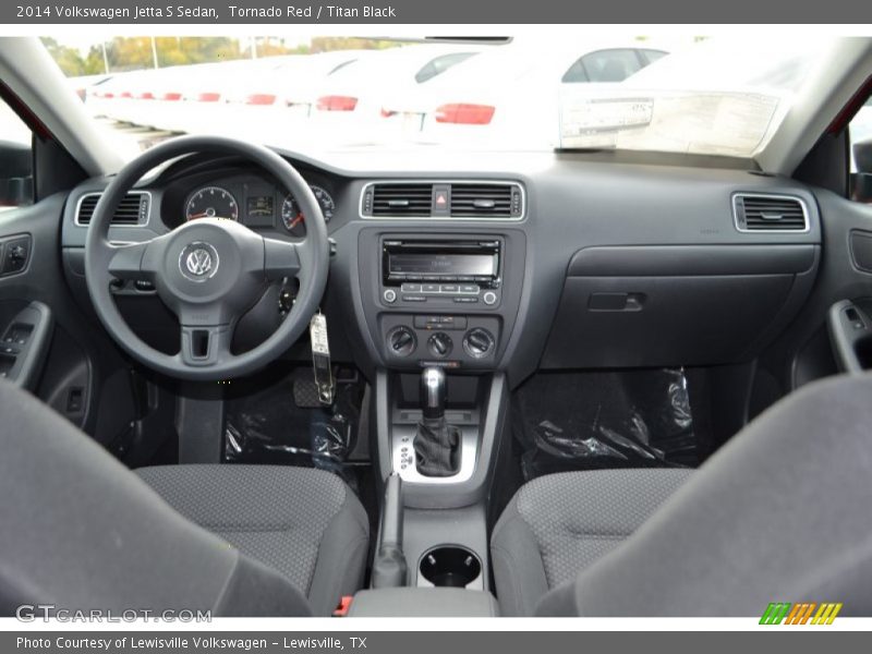 Tornado Red / Titan Black 2014 Volkswagen Jetta S Sedan