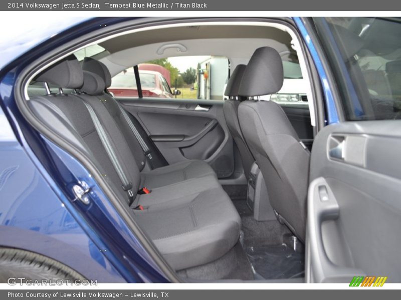 Tempest Blue Metallic / Titan Black 2014 Volkswagen Jetta S Sedan