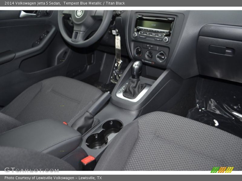 Tempest Blue Metallic / Titan Black 2014 Volkswagen Jetta S Sedan