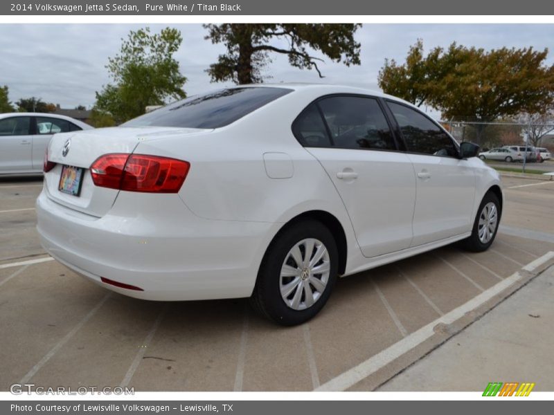 Pure White / Titan Black 2014 Volkswagen Jetta S Sedan