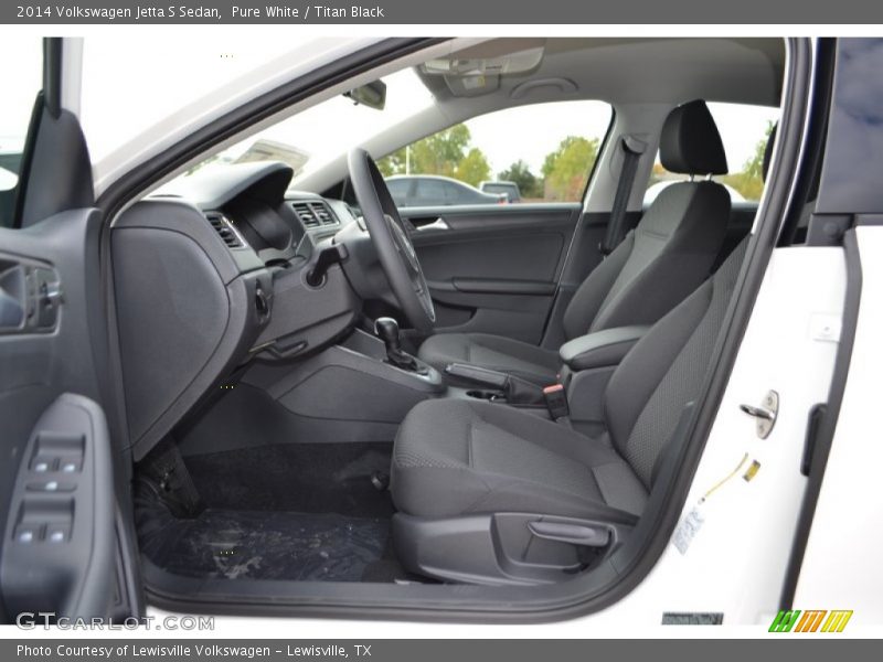 Pure White / Titan Black 2014 Volkswagen Jetta S Sedan
