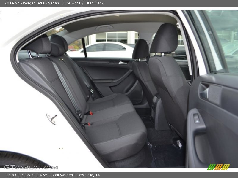 Pure White / Titan Black 2014 Volkswagen Jetta S Sedan