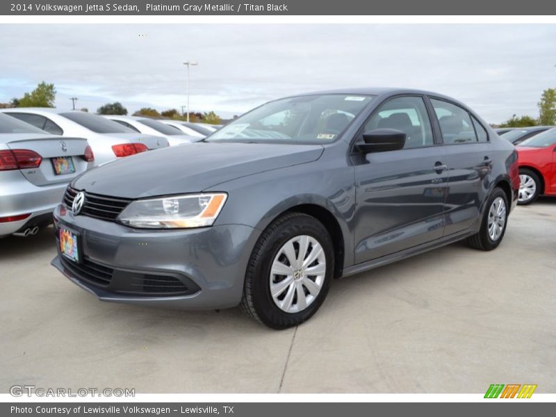 Platinum Gray Metallic / Titan Black 2014 Volkswagen Jetta S Sedan