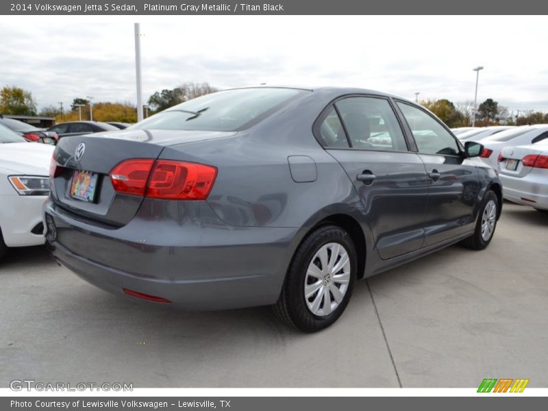 Platinum Gray Metallic / Titan Black 2014 Volkswagen Jetta S Sedan