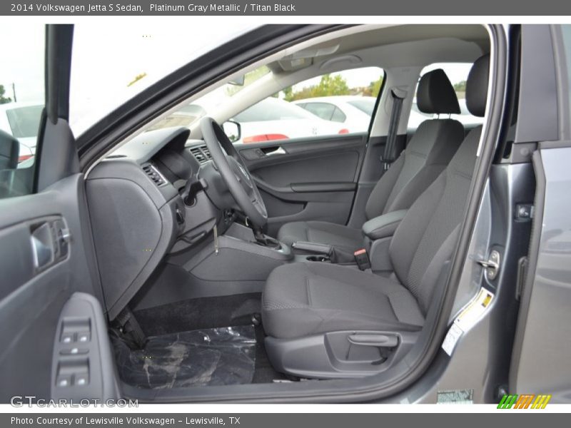 Platinum Gray Metallic / Titan Black 2014 Volkswagen Jetta S Sedan
