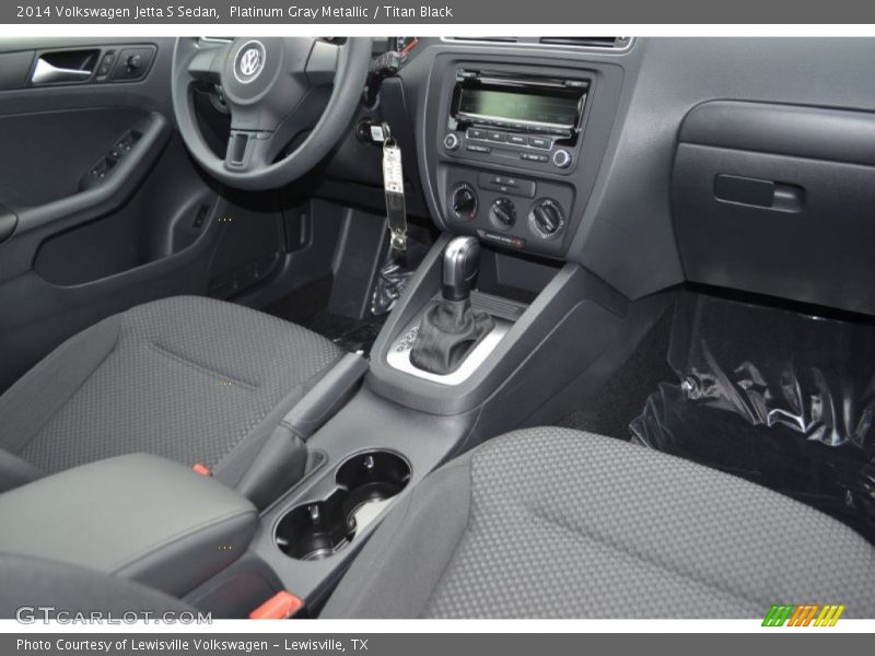 Platinum Gray Metallic / Titan Black 2014 Volkswagen Jetta S Sedan