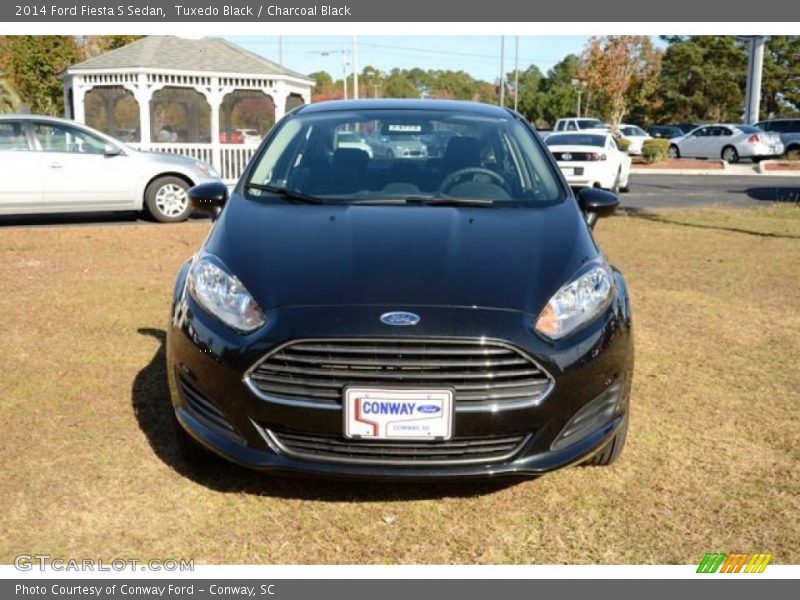 Tuxedo Black / Charcoal Black 2014 Ford Fiesta S Sedan