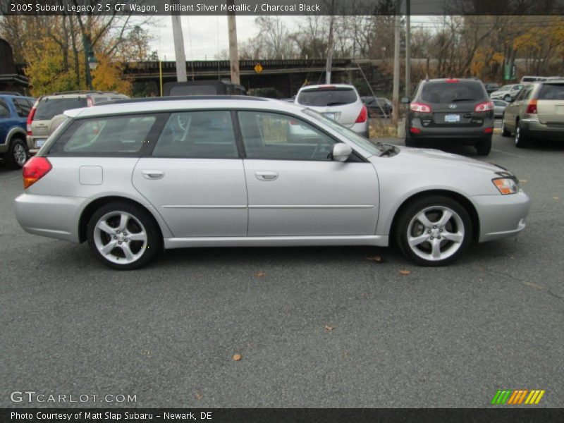 Brilliant Silver Metallic / Charcoal Black 2005 Subaru Legacy 2.5 GT Wagon