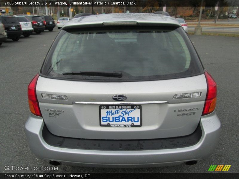 Brilliant Silver Metallic / Charcoal Black 2005 Subaru Legacy 2.5 GT Wagon