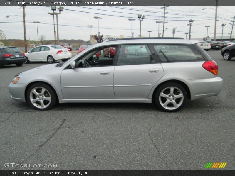 Brilliant Silver Metallic / Charcoal Black 2005 Subaru Legacy 2.5 GT Wagon