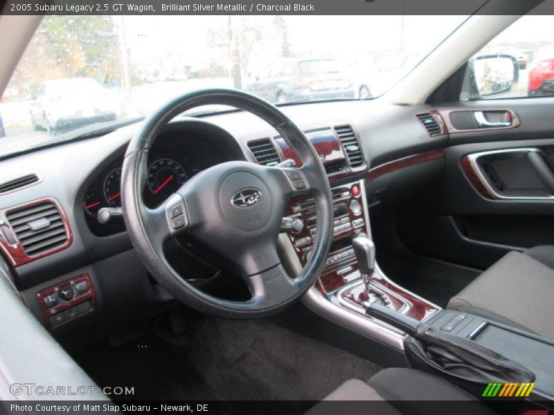 Brilliant Silver Metallic / Charcoal Black 2005 Subaru Legacy 2.5 GT Wagon