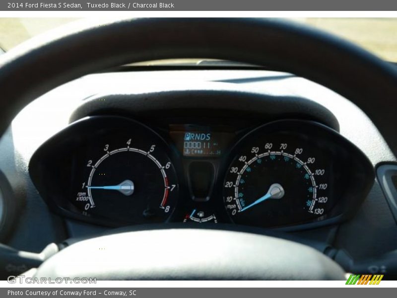 Tuxedo Black / Charcoal Black 2014 Ford Fiesta S Sedan