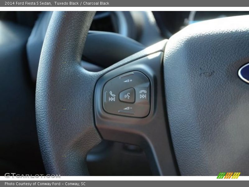 Tuxedo Black / Charcoal Black 2014 Ford Fiesta S Sedan