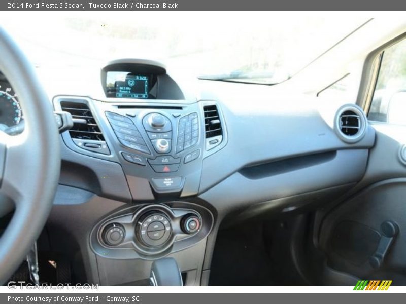 Tuxedo Black / Charcoal Black 2014 Ford Fiesta S Sedan
