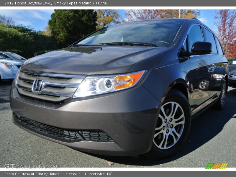 Smoky Topaz Metallic / Truffle 2012 Honda Odyssey EX-L