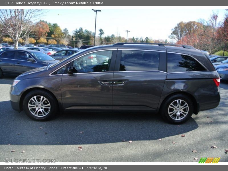 Smoky Topaz Metallic / Truffle 2012 Honda Odyssey EX-L