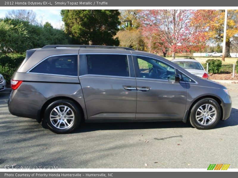 Smoky Topaz Metallic / Truffle 2012 Honda Odyssey EX-L