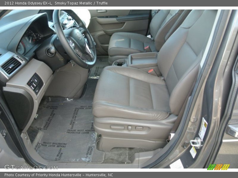 Smoky Topaz Metallic / Truffle 2012 Honda Odyssey EX-L